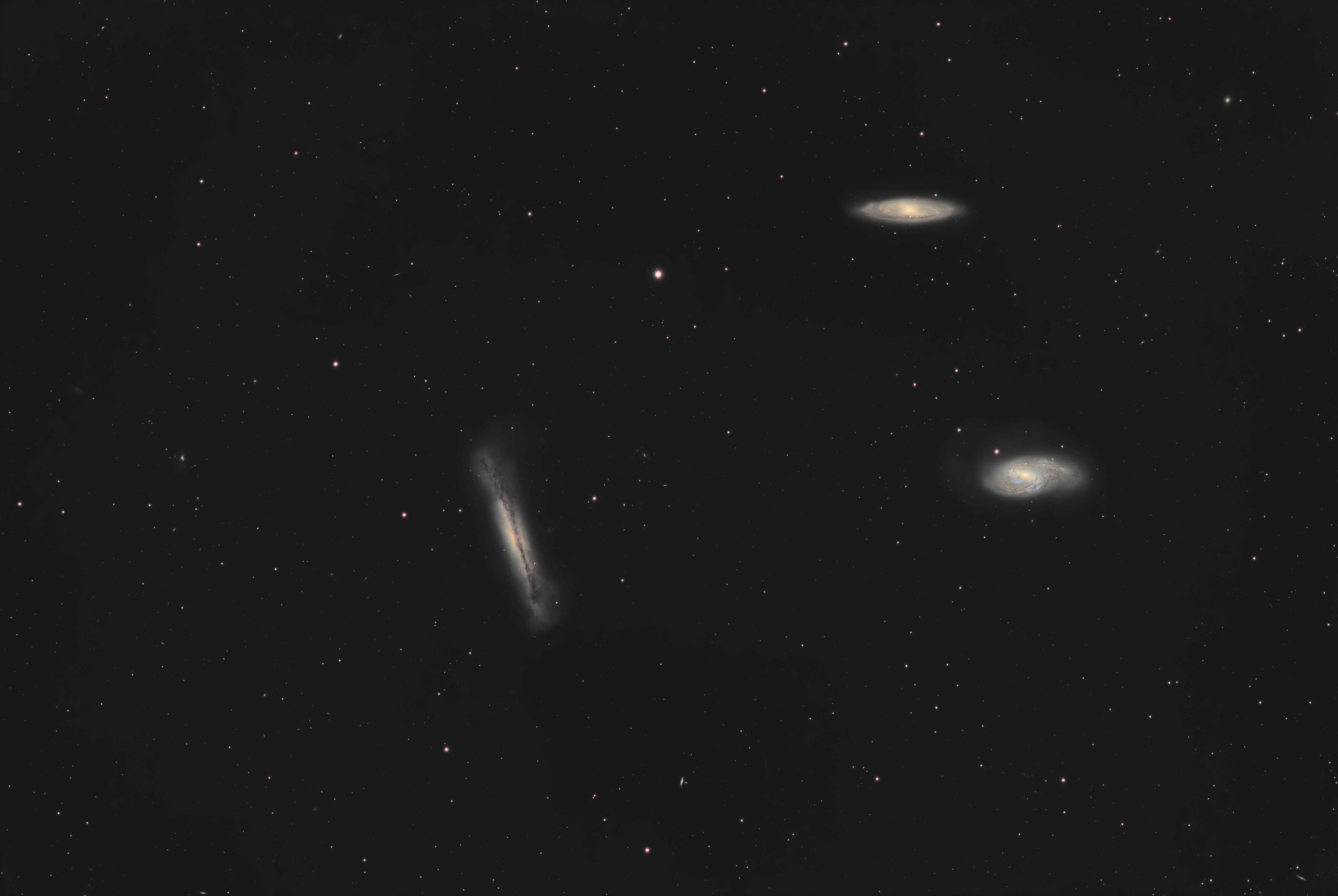 Leo Triplet (M65, M66, NGC 3628)